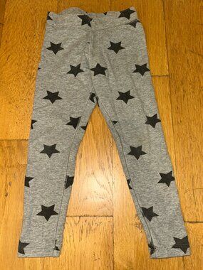 Primary Kids Grey Leggings with Grey Star Detail